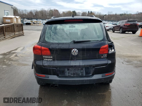 2017 Volkswagen Tiguan S with VIN WVGBV7AX8HK007434, listed as a Copart auction lot 53706165 with 164,588 mi miles and Salvage Title. Bid and sale history available at DreamBid. Image 6.