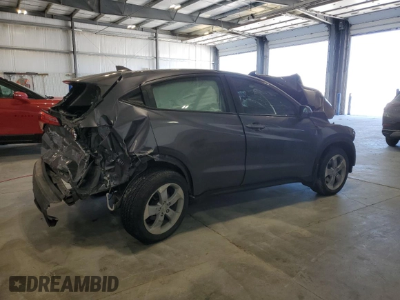 2018 Honda HR-V LX with VIN 3CZRU6H35JG703291, listed as a Copart auction lot 51917495 with 0 mi miles and Salvage Title. Bid and sale history available at carsss.com. Image 3.
