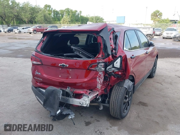 2023 Chevrolet Equinox LT with VIN 3GNAXKEG4PS140354, listed as a IAAI auction lot 42070562 with 17,663 mi miles and . Bid and sale history available at carsss.com. Image 12.