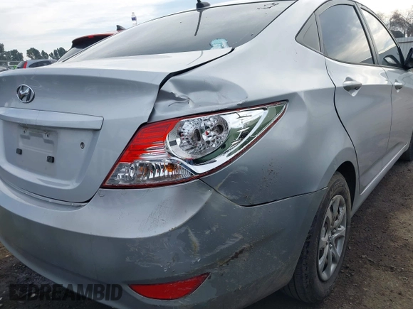 2013 Hyundai Accent GLS with VIN KMHCT4AE6DU481193, listed as a IAAI auction lot 41652387 with 148,420 mi miles. Bid and sale history available at carsss.com. Image 16.