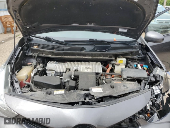2016 Toyota Prius Two z VIN JTDZN3EU4GJ047672, wystawiony jako Copart lot #57941045 z przebiegiem 110 405 mil mil oraz Szkoda całkowita • Salvage title. Historia ofert i sprzedaży dostępna na DreamBid. Obrazek 11.