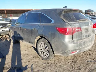 2016 Acura MDX w/Tech with VIN 5FRYD4H47GB002635, listed as a IAAI auction lot 41692401 with 1 mi miles. Bid and sale history available at carsss.com. Image 3.