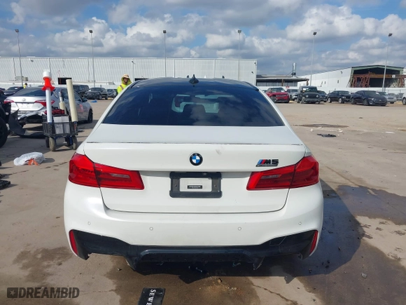 2020 BMW M5 Competition with VIN WBSJF0C08LB448907, listed as a IAAI auction lot 41433298 with 47,956 mi miles. Bid and sale history available at carsss.com. Image 17.