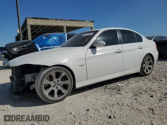 2008 BMW 3 Series 335i with VIN WBAVB77518NM05189, listed as a Copart auction lot 44147355 with 65,560 mi miles and Salvage Title. Bid and sale history available at carsss.com. Image 1.