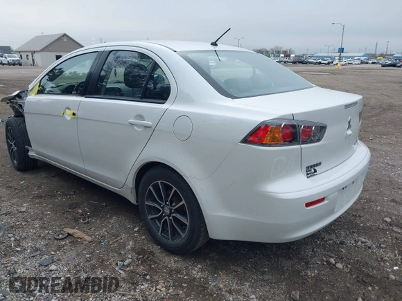 2017 Mitsubishi Lancer ES with VIN JA32U2FU4HU014876, listed as a IAAI auction lot 41884075 with 105,262 mi miles. Bid and sale history available at carsss.com. Image 3.