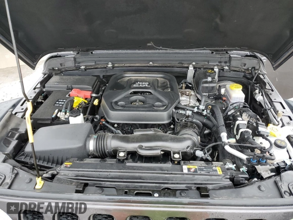 2023 Jeep Wrangler Rubicon with VIN 1C4HJXFN6PW509741, listed as a Copart auction lot 46056775 with 21,755 mi miles and Salvage title. Bid and sale history available at DreamBid. Image 12.