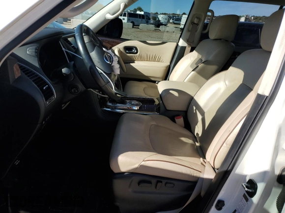 2020 Nissan Armada Platinum with VIN JN8AY2NF0L9360461, listed as a Copart auction lot 81579324 with 129,982 mi miles and Salvage Title. Bid and sale history available at carsss.com. Image 7.