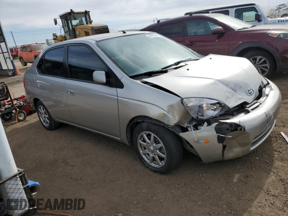 2002 Toyota Prius with VIN JT2BK18U420070077, listed as a Copart auction lot 44792545 with 70,407 mi miles and Salvage Title. Bid and sale history available at carsss.com. Image 4.