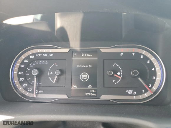 2024 Hyundai Tucson SEL with VIN 5NMJB3DE0RH314749, listed as a Copart auction lot 48815375 with 37,436 mi miles and Salvage Title. Bid and sale history available at carsss.com. Image 9.