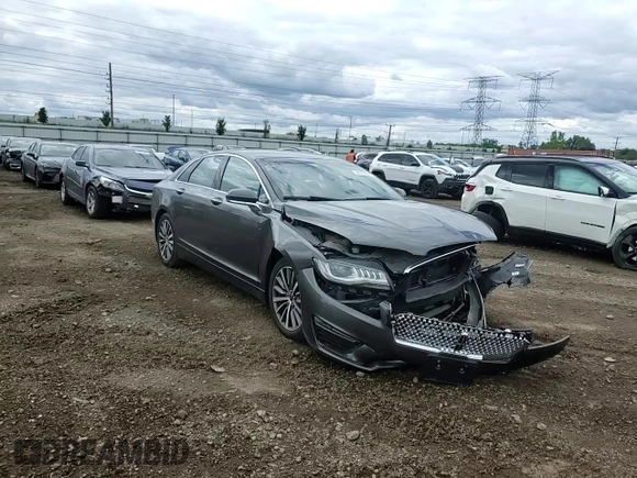 2017 Lincoln MKZ Select with VIN 3LN6L5C99HR653314, listed as a Copart auction lot 58019925 with 25,557 mi miles and Salvage title. Bid and sale history available at DreamBid. Image 13.