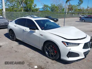 2023 Acura TLX Type S with VIN 19UUB7F97PA002148, listed as a IAAI auction lot 41274637 with 16,467 mi miles and . Bid and sale history available at DreamBid. Image 1.