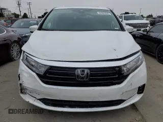 2022 Honda Odyssey Elite with VIN 5FNRL6H91NB009531, listed as a Copart auction lot 62002835 with 77,822 mi miles and Salvage title. Bid and sale history available at DreamBid. Image 5.