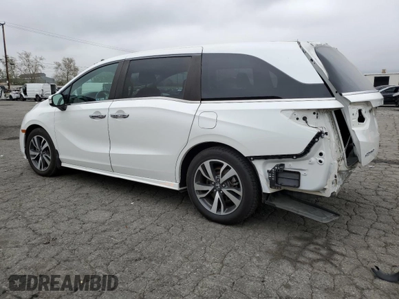 2021 Honda Odyssey Touring with VIN 5FNRL6H84MB027804, listed as a Copart auction lot 50535175 with 28,750 mi miles and Salvage Title. Bid and sale history available at carsss.com. Image 2.