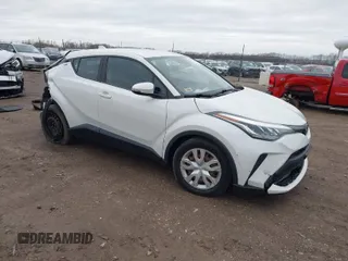 2020 Toyota C-HR LE with VIN NMTKHMBX4LR105143, listed as a IAAI auction lot 41731044 with 46,236 mi miles. Bid and sale history available at carsss.com. Image 1.