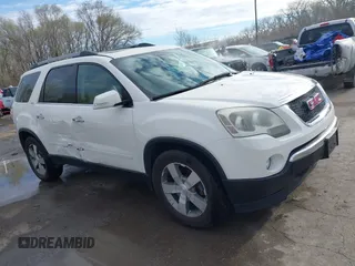 2012 GMC Acadia SLT1 z VIN 1GKKVRED6CJ344381, wystawiony jako IAAI lot #41864441 z przebiegiem 220 499 mil mil oraz . Historia ofert i sprzedaży dostępna na DreamBid. Obrazek 1.