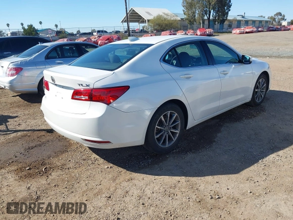 2019 Acura TLX with VIN 19UUB1F37KA011109, listed as a IAAI auction lot 41567180 with 86,818 mi miles. Bid and sale history available at carsss.com. Image 4.