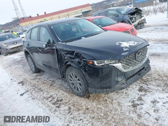 2023 Mazda CX-5 2.5 S with VIN JM3KFBAM3P0233411, listed as a IAAI auction lot 41339203 with 25,174 mi miles. Bid and sale history available at carsss.com. Image 1.
