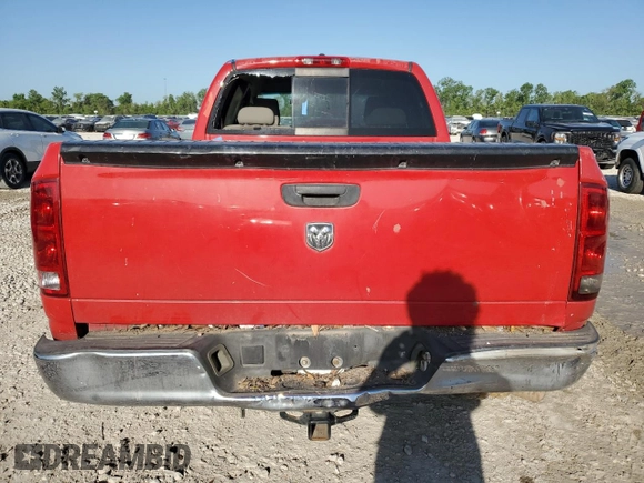 2006 Dodge 1500 SLT with VIN 1D7HA18N86S591896, listed as a Copart auction lot 52446815 with 238,515 mi miles and Salvage Title. Bid and sale history available at carsss.com. Image 6.