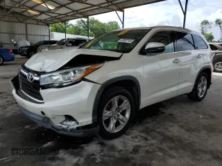 2015 Toyota Highlander Limited with VIN 5TDDKRFH2FS108428, listed as a Copart auction lot 62822745 with 186,978 mi miles and Salvage title. Bid and sale history available at DreamBid. Image 1.