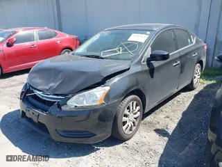 2014 Nissan Sentra SV with VIN 3N1AB7AP7EL697215, listed as a IAAI auction lot 41903464 with 124,977 mi miles. Bid and sale history available at carsss.com. Image 2.