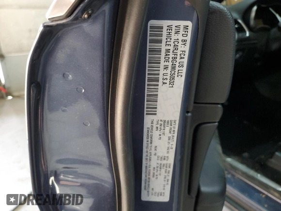 2021 Jeep Grand Cherokee Limited with VIN 1C4RJFBG4MC505321, listed as a Copart auction lot 63370405 with 67,091 mi miles and Salvage title. Bid and sale history available at DreamBid. Image 13.