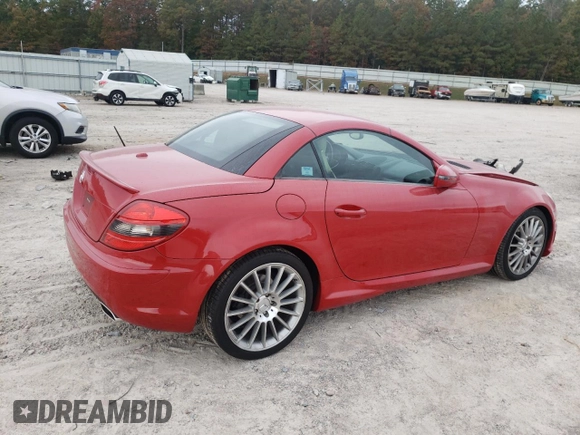 2009 Mercedes-Benz SLK-Class 3.0L with VIN WDBWK54F79F214878, listed as a Copart auction lot 78651114 with 104,347 mi miles and Salvage Title. Bid and sale history available at carsss.com. Image 3.