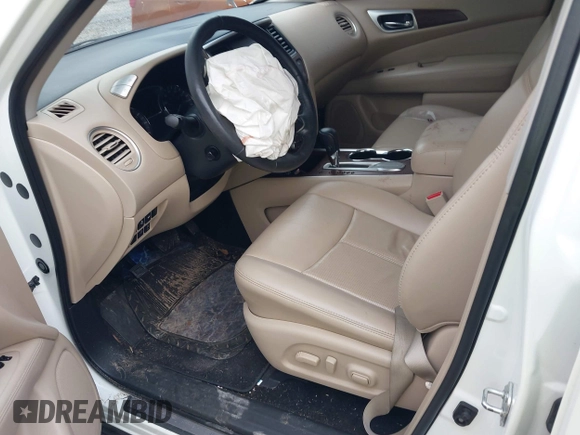 2018 Nissan Pathfinder SL with VIN 5N1DR2MN6JC643618, listed as a IAAI auction lot 41485697 with 1 mi miles. Bid and sale history available at carsss.com. Image 5.