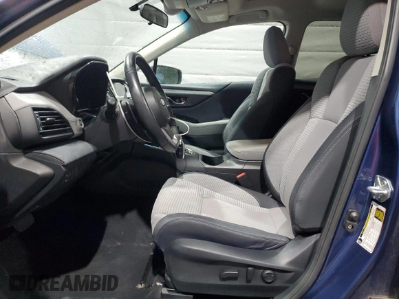 2021 Subaru Outback Premium with VIN 4S4BTAFC4M3229921, listed as a Copart auction lot 57970195 with 58,617 mi miles and Salvage title. Bid and sale history available at DreamBid. Image 7.