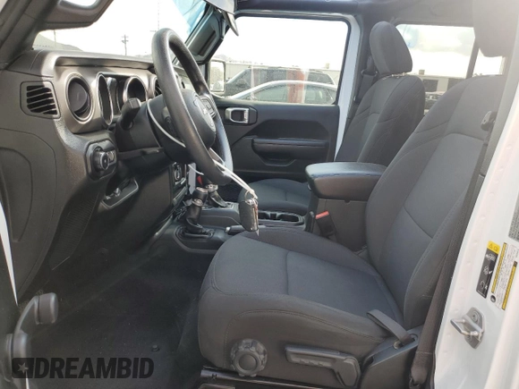 2022 Jeep Wrangler Unlimited Willys with VIN 1C4HJXDN3NW263019, listed as a Copart auction lot 80933014 with 16,231 mi miles and Salvage Title. Bid and sale history available at DreamBid. Image 7.