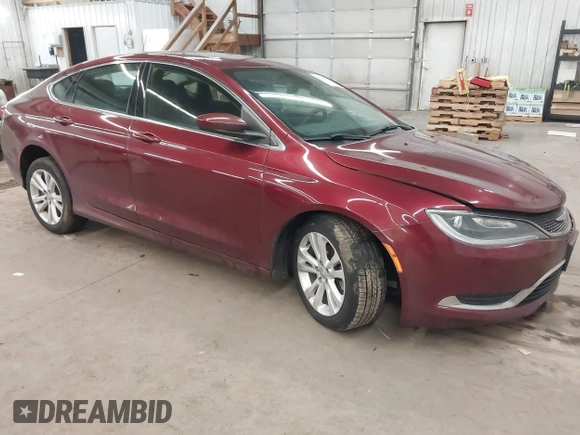 2015 Chrysler 200 Limited with VIN 1C3CCCAB8FN710379, listed as a IAAI auction lot 41209014 with 122,726 mi miles and . Bid and sale history available at DreamBid. Image 1.