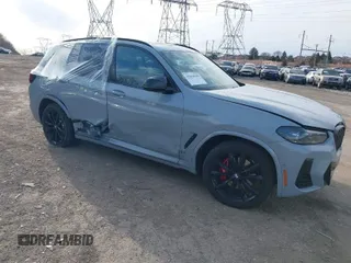2023 BMW X3 M40i with VIN 5UX83DP04P9R51913, listed as a IAAI auction lot 41628309 with 23,681 mi miles and . Bid and sale history available at DreamBid. Image 1.