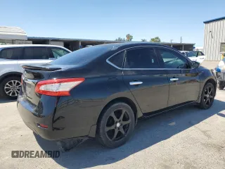 2015 Nissan Sentra S with VIN 3N1AB7AP3FY285913, listed as a Copart auction lot 53899245 with 153,164 mi miles and Salvage Title. Bid and sale history available at carsss.com. Image 3.