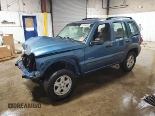 2004 Jeep Liberty Sport with VIN 1J4GK48K04W127981, listed as a Copart auction lot 51804135 with 166,710 mi miles and Salvage Title. Bid and sale history available at DreamBid. Image 1.