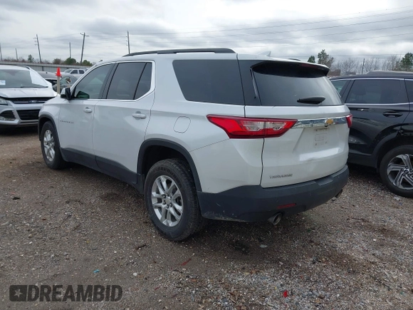 2019 Chevrolet Traverse LT Cloth with VIN 1GNERGKW8KJ171606, listed as a IAAI auction lot 41553157 with 95,802 mi miles. Bid and sale history available at carsss.com. Image 3.