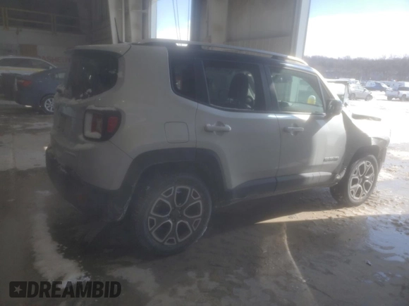 2018 Jeep Renegade Limited z VIN ZACCJBDB4JPH42172, wystawiony jako Copart lot #44499385 z przebiegiem 61 948 mil mil oraz Szkoda całkowita • Salvage title. Historia ofert i sprzedaży dostępna na DreamBid. Obrazek 3.