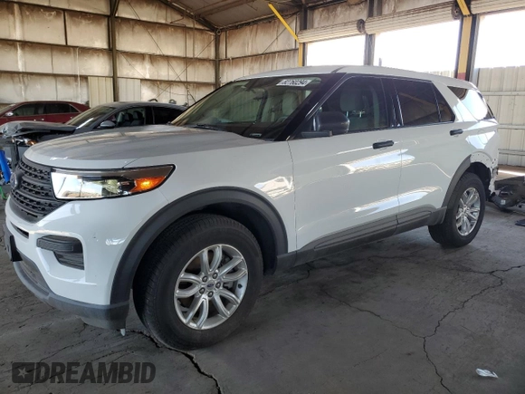 2021 Ford Explorer with VIN 1FMSK8BB0MGC06301, listed as a Copart auction lot 82760294 with 40,381 mi miles and Salvage Title. Bid and sale history available at carsss.com. Image 1.