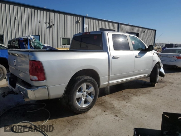 2019 Ram 1500 Classic Lone Star with VIN 1C6RR6LT8KS521388, listed as a Copart auction lot 85582824 with 0 mi miles and Salvage Title. Bid and sale history available at carsss.com. Image 3.