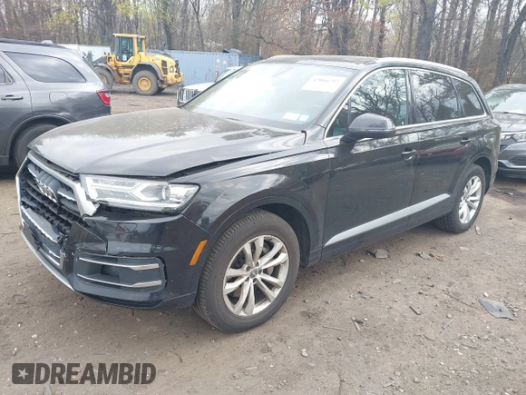 2019 Audi Q7 Premium with VIN WA1AAAF74KD002299, listed as a IAAI auction lot 42066717 with 91,898 mi miles and . Bid and sale history available at DreamBid. Image 17.
