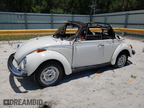 1979 Volkswagen Beetle with VIN 1592037911, listed as a Copart auction lot 57837324 with Not provided miles and Non repairable. Bid and sale history available at DreamBid. Image 1.