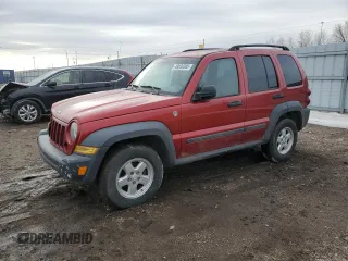 2006 Jeep Liberty Sport with VIN 1J4GL48K26W286775, listed as a Copart auction lot 49830385 with 192,229 mi miles and Salvage Title. Bid and sale history available at carsss.com. Image 1.