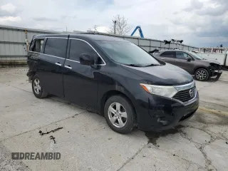 2015 Nissan Quest SV z VIN JN8AE2KP1F9122659, wystawiony jako Copart lot #53798285 z przebiegiem 96 951 mil mil oraz Szkoda całkowita • Salvage title. Historia ofert i sprzedaży dostępna na DreamBid. Obrazek 4.