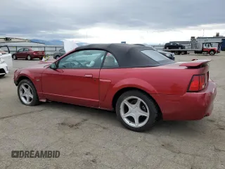 2003 Ford Mustang GT Deluxe with VIN 1FAFP45X53F357541, listed as a Copart auction lot 43738975 with 102,282 mi miles and Salvage Title. Bid and sale history available at carsss.com. Image 2.