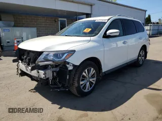 2020 Nissan Pathfinder S z VIN 5N1DR2AM9LC635284, wystawiony jako Copart lot #54777075 z przebiegiem 74 406 mil mil oraz Szkoda całkowita • Salvage title. Historia ofert i sprzedaży dostępna na DreamBid. Obrazek 1.