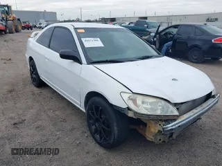2005 Honda Civic Cpe LX with VIN 1HGEM22595L051891, listed as a IAAI auction lot 41271309 with 146,060 mi miles. Bid and sale history available at carsss.com. Image 1.