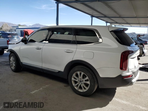 2021 Kia Telluride LX z VIN 5XYP24HC5MG193678, wystawiony jako Copart lot #46151325 z przebiegiem 21 501 mil mil oraz Czysty tytuł • Clean title. Historia ofert i sprzedaży dostępna na DreamBid. Obrazek 2.