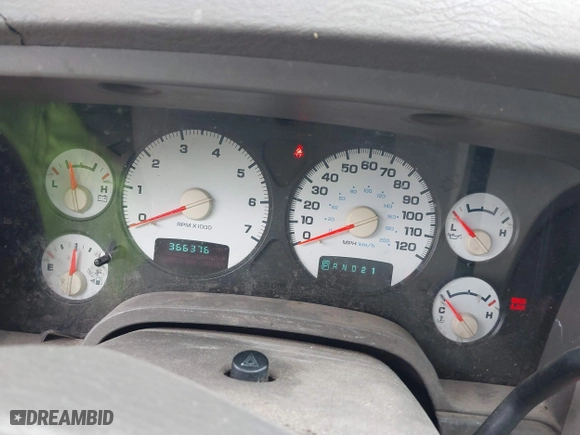 2003 Dodge Ram 1500 ST with VIN 1D7HA16N53J516450, listed as a IAAI auction lot 41723147 with 366,376 mi miles. Bid and sale history available at carsss.com. Image 7.