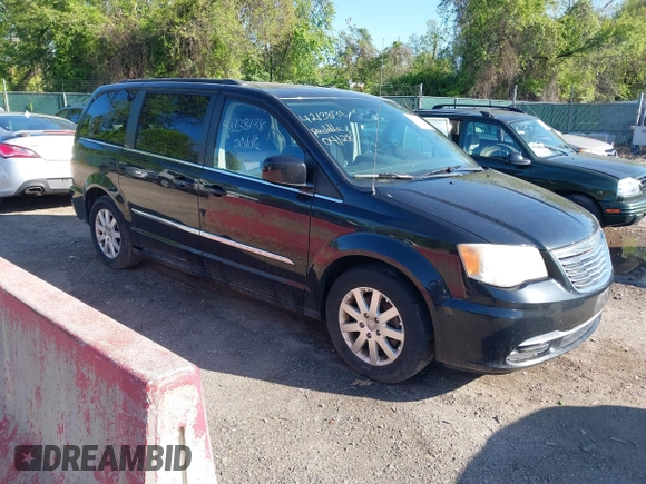 2013 Chrysler Town & Country Touring with VIN 2C4RC1BG3DR759137, listed as a IAAI auction lot 42138138 with 196,397 mi miles. Bid and sale history available at carsss.com. Image 1.