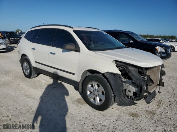 2015 Chevrolet Traverse LS with VIN 1GNKRFED4FJ201858, listed as a Copart auction lot 80789904 with 0 mi miles and Salvage Title. Bid and sale history available at carsss.com. Image 4.