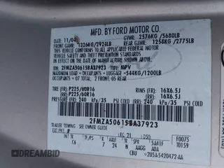 2005 Ford Freestar S z VIN 2FMZA50615BA37923, wystawiony jako IAAI lot #40896205 z przebiegiem 229 168 mil mil oraz . Historia ofert i sprzedaży dostępna na DreamBid. Obrazek 9.