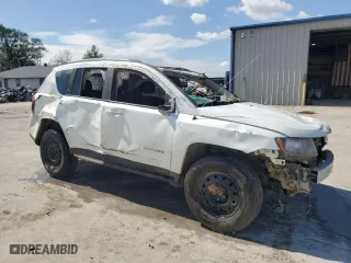 2015 Jeep Compass Sport with VIN 1C4NJDBB8FD365875, listed as a Copart auction lot 71789814 with 167,545 mi miles and Salvage Title. Bid and sale history available at carsss.com. Image 4.
